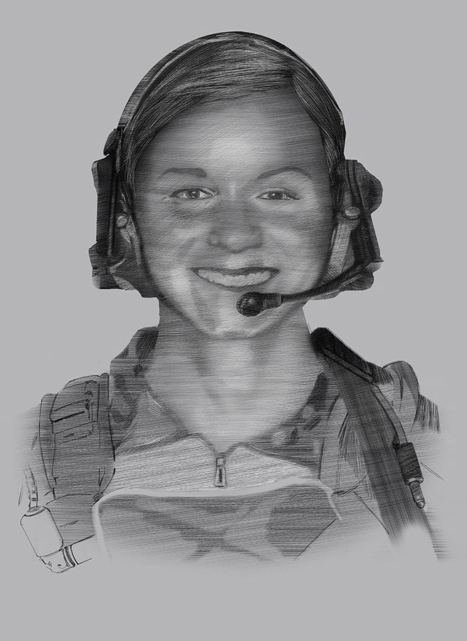 First Lt. Ashley White by Karen Carr